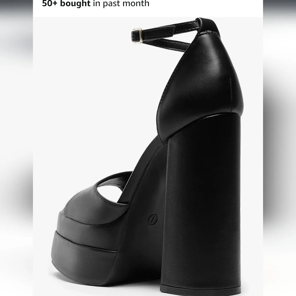 Black Platform Heels New In Box